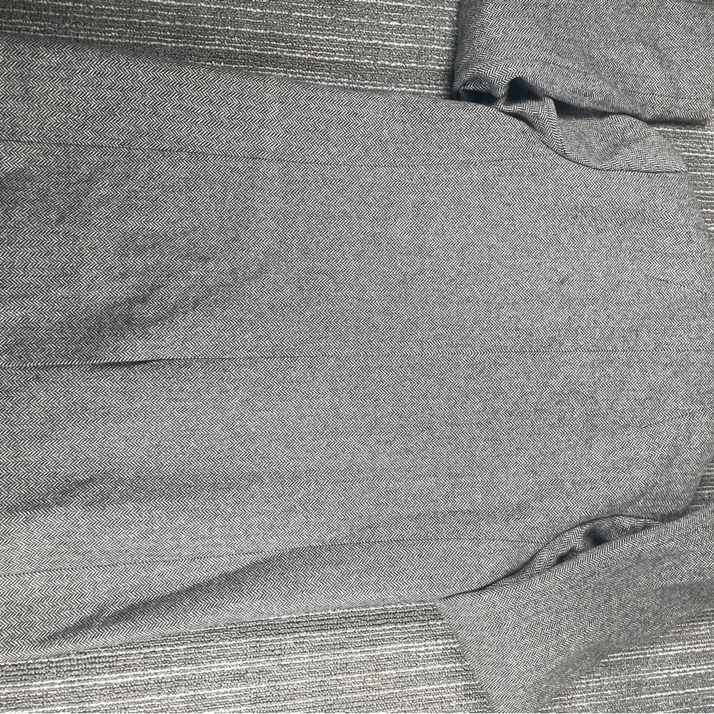 Madewell Gray Herringbone Blazer  Size M Wool Blend - Picture 2 of 9